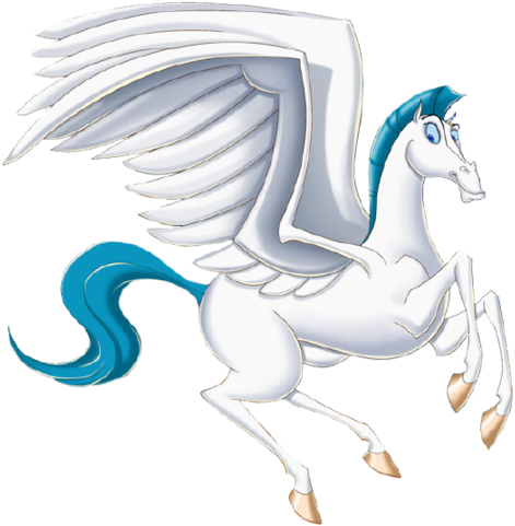 Animal, Disney, And Hercules Image - El Pegaso De Hercules (500x539), Png Download