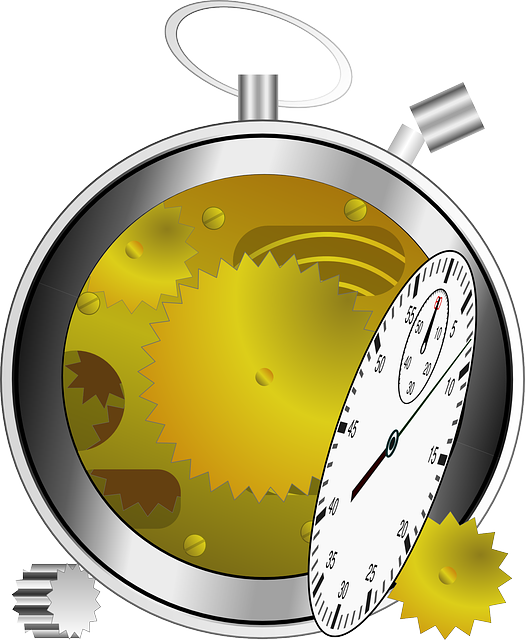 Broken-stopwatch - Broken Clock Png Clip Art (525x640), Png Download