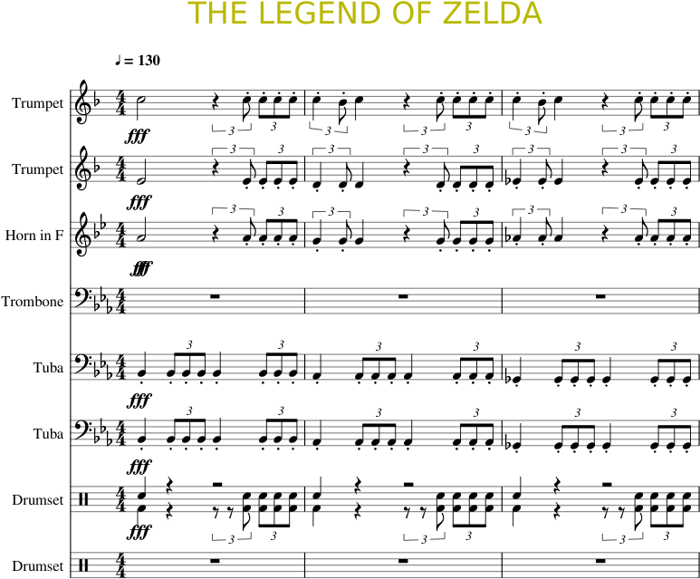 The Legend Of Zelda Sheet Music 1 Of 8 Pages - Sheet Music (850x1100), Png Download