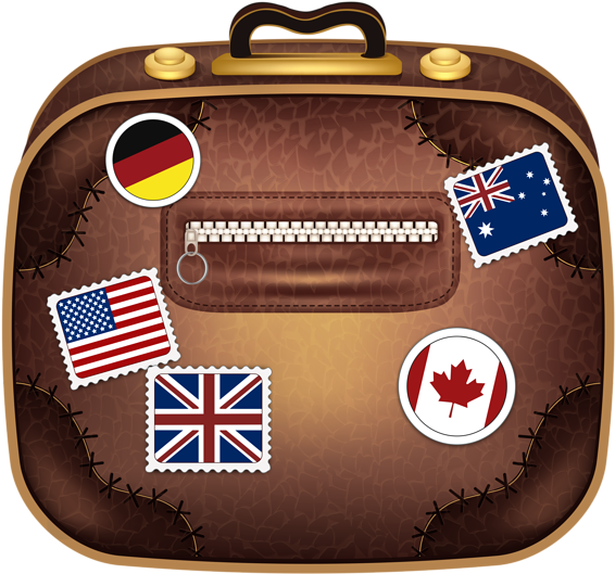 Travel Clipart, Travel Planner, Project 3, Planner - 行李 矢量 (600x557), Png Download