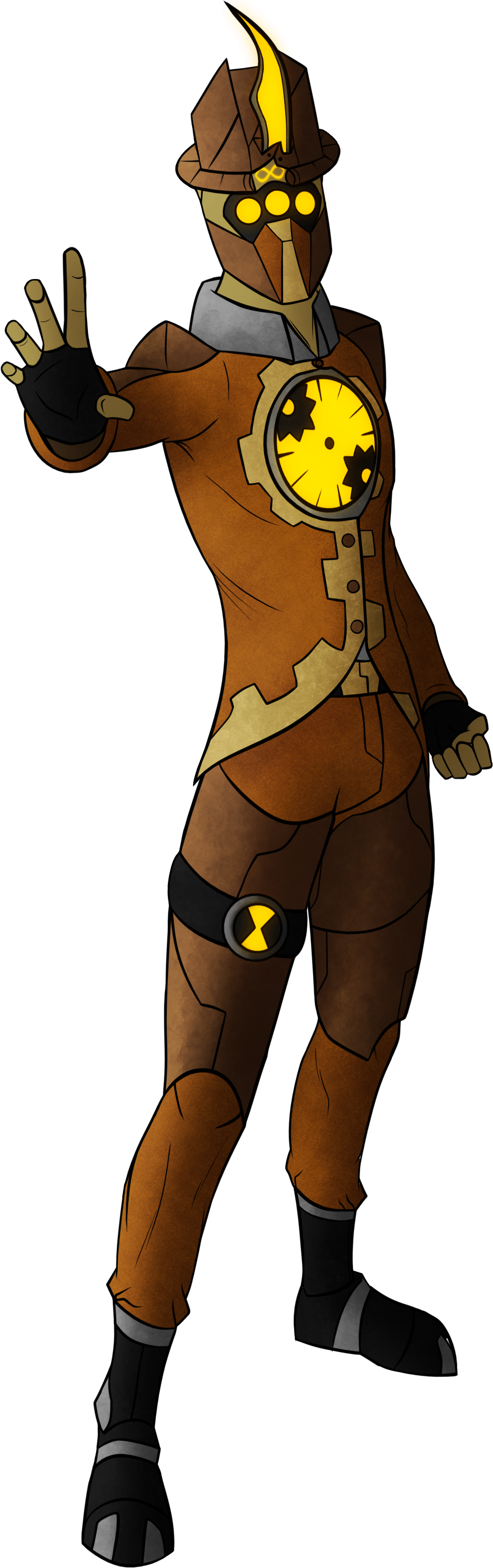 Stopwatch - Cartoon (975x3102), Png Download