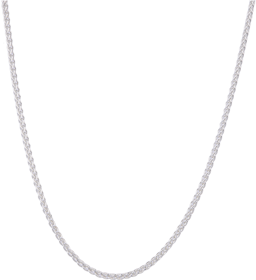 Chain Necklace Png Png Black And White - Necklace (640x640), Png Download