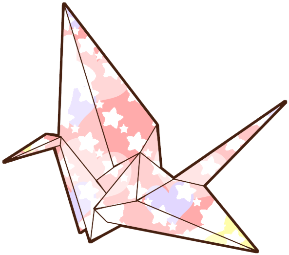 Origami Crane Street Art - Origami Crane Transparent Background (645x569), Png Download