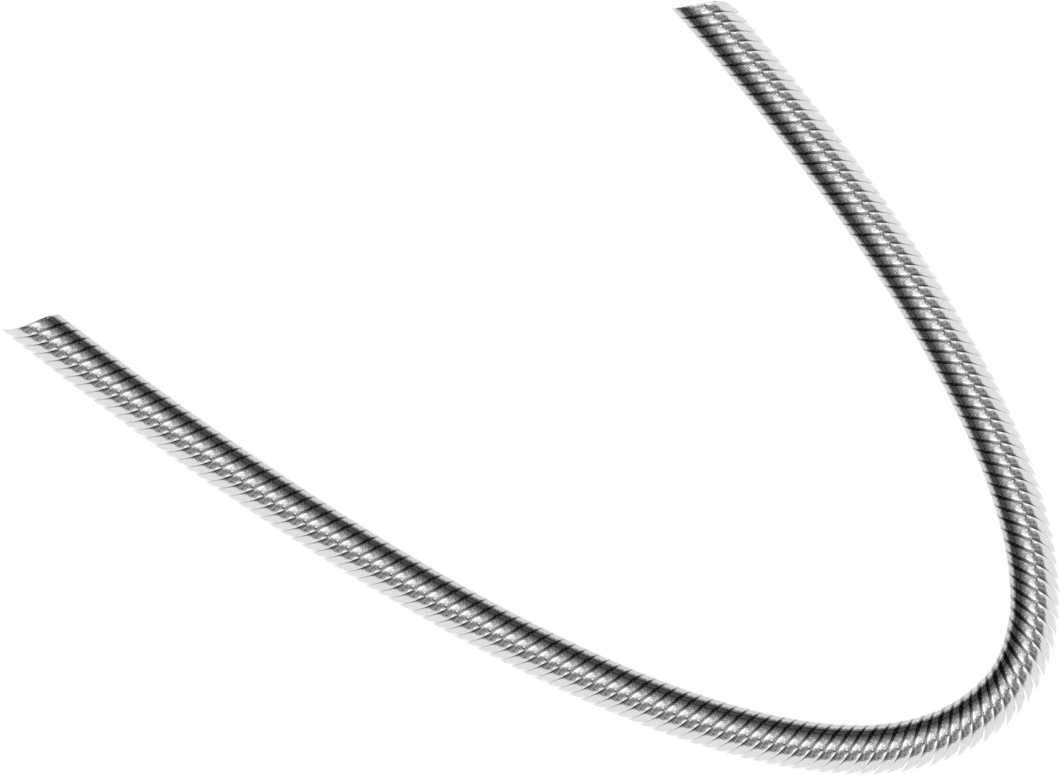 Snake Chain Necklace - Body Jewelry (2880x2880), Png Download