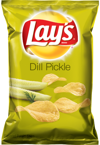 Lays Dill Pickle - Frito-lay Lay's Dill Pickle Potato Chips (334x483), Png Download