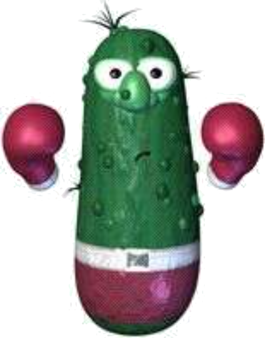 Goliath The Big Pickle - Veggietales Pickle (926x1182), Png Download