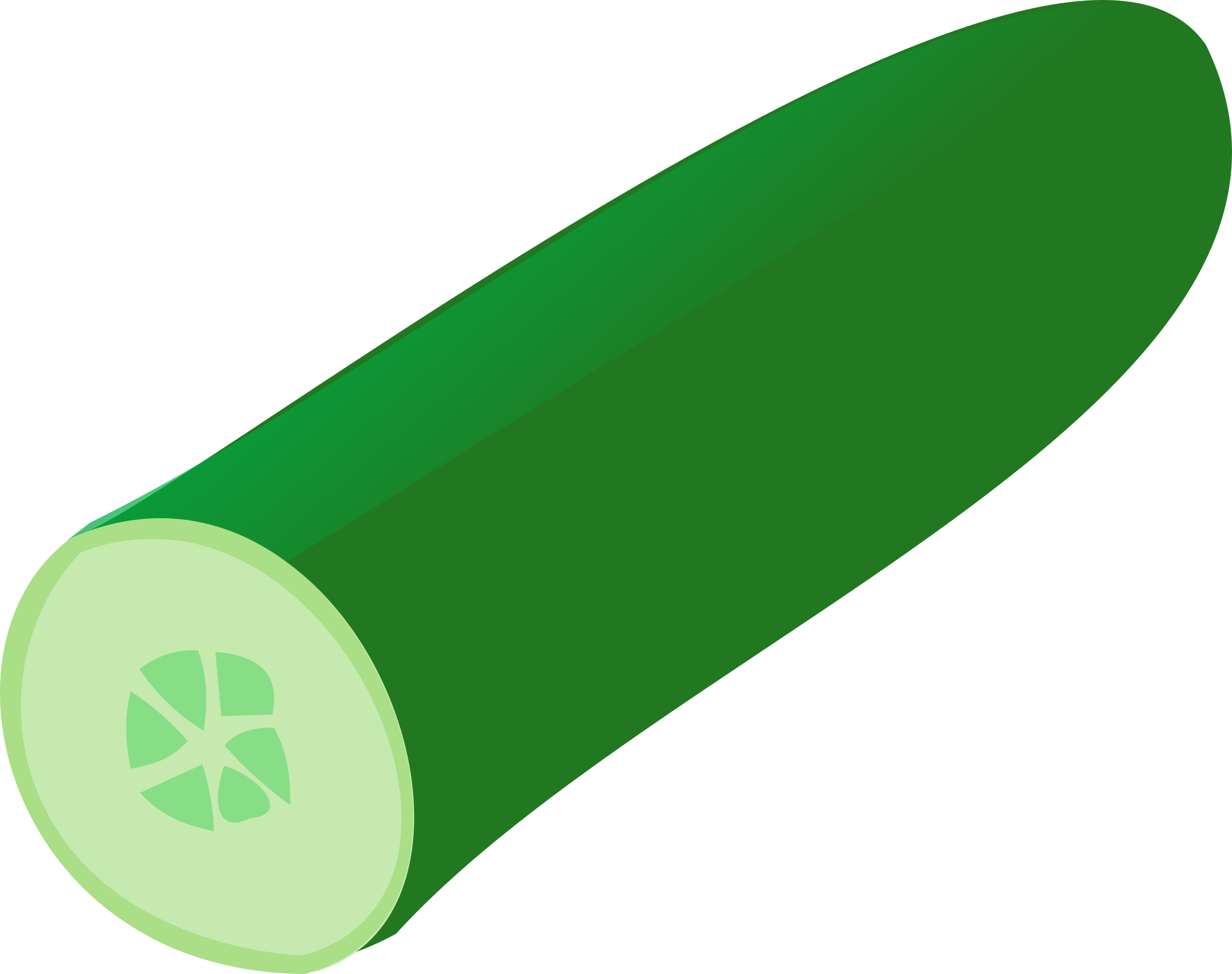 Tattoo Clip Art Pickled Cucumber Salad Vegetable - Clip Art Cucumber (430x340), Png Download