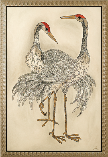 Feathered Majesty - Paragon Decor Feathered Majesty By Adamson-ray Wall (550x550), Png Download