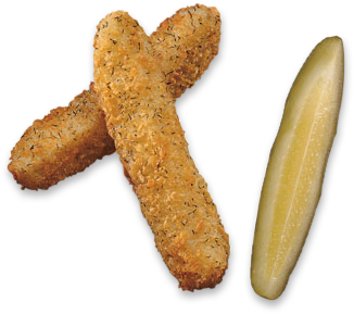 Deep Fried Pickles - Mccain Anchor Breaded Dill Pickle Spearappetizer 4 (400x400), Png Download
