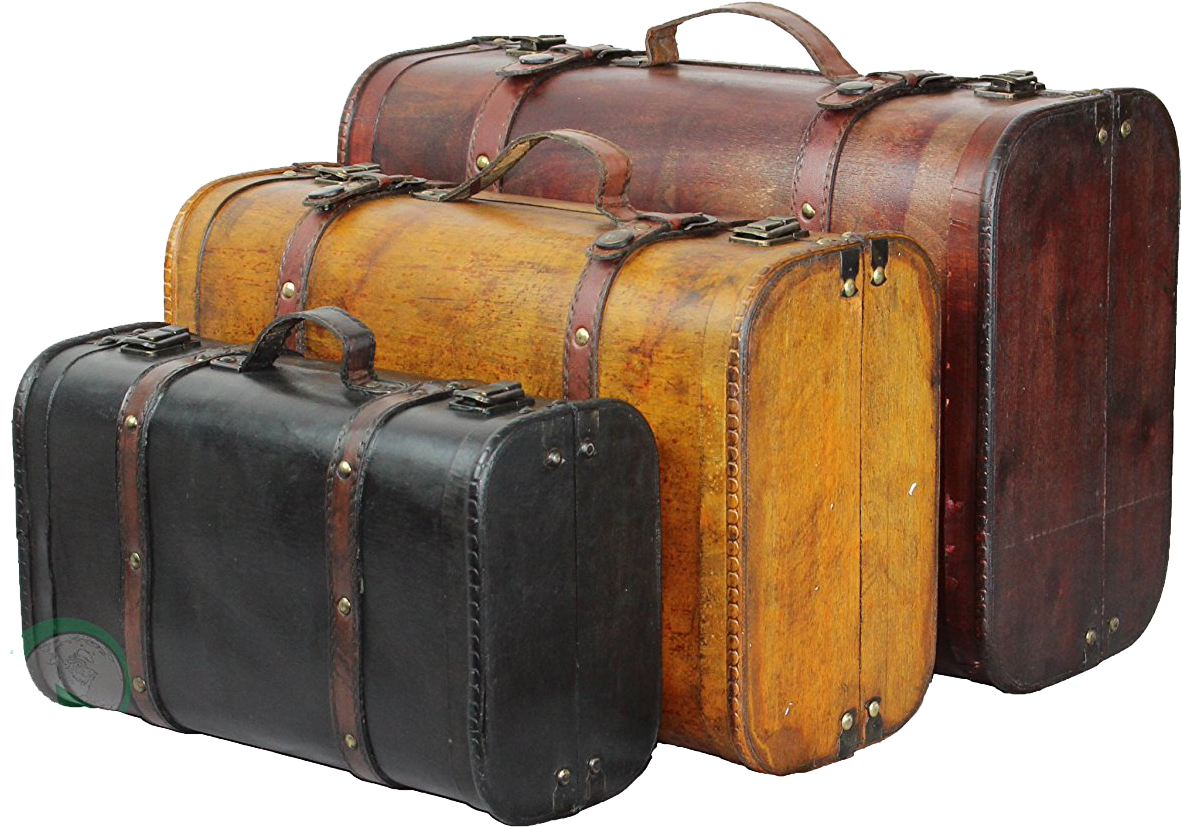 Luggage Vintage (1500x1082), Png Download