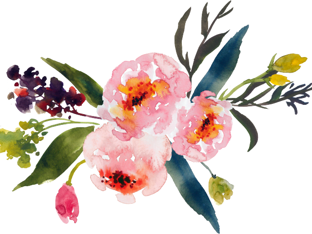 Artistic Clipart Watercolor Paint - Watercolor Flower Clipart Png (640x480), Png Download