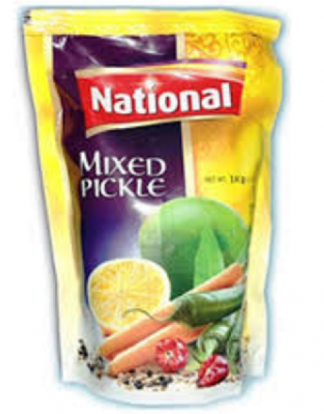 National Mixed Pickle 500g (600x600), Png Download