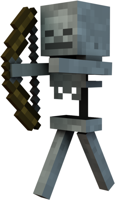 Minecraft Skeleton Png - Minecraft Skeleton Render (894x894), Png Download