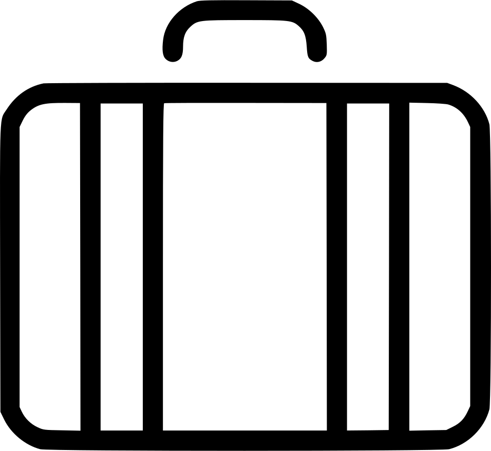 Png File - Suitcase Icon Png (980x900), Png Download