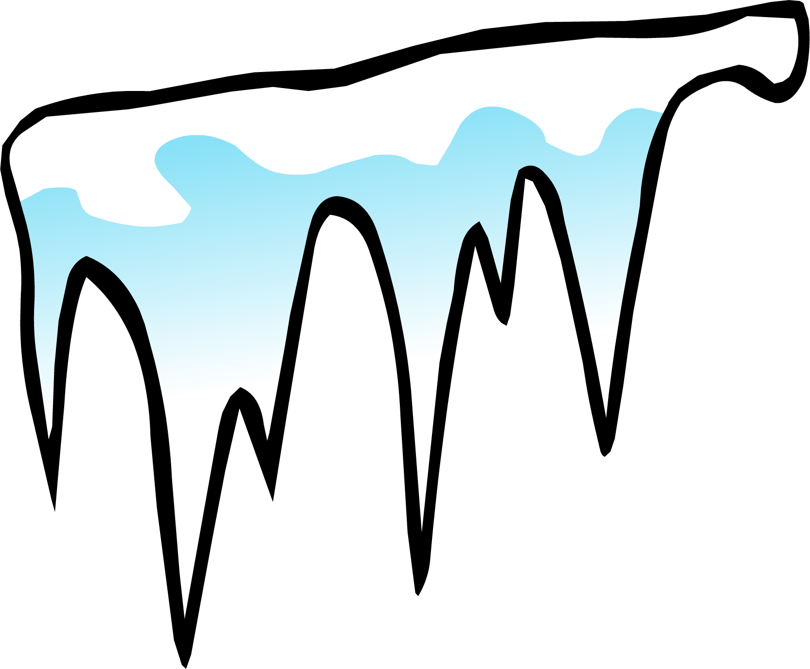 Icicles Sprite 005 - Portable Network Graphics (1665x1375), Png Download