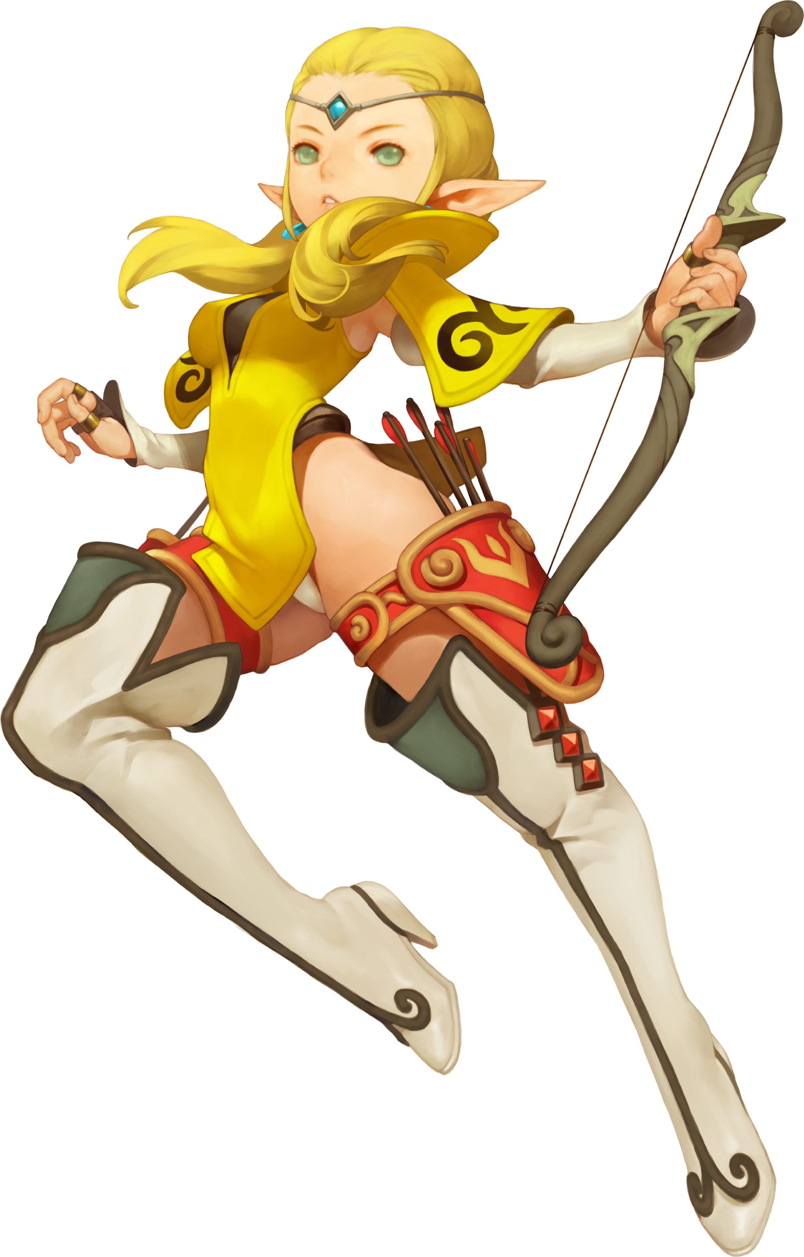 Archer-2 - Dragon Nest Archer Png (2557x4000), Png Download