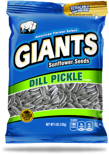 Bacon Ranch Flavored Giants Sunflower Seeds By Giants (599x600), Png Download