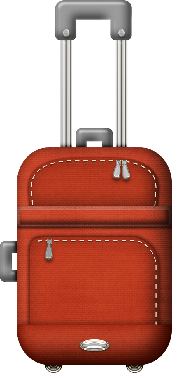 Luggage Png Image - Luggages Clipart .png (590x1280), Png Download