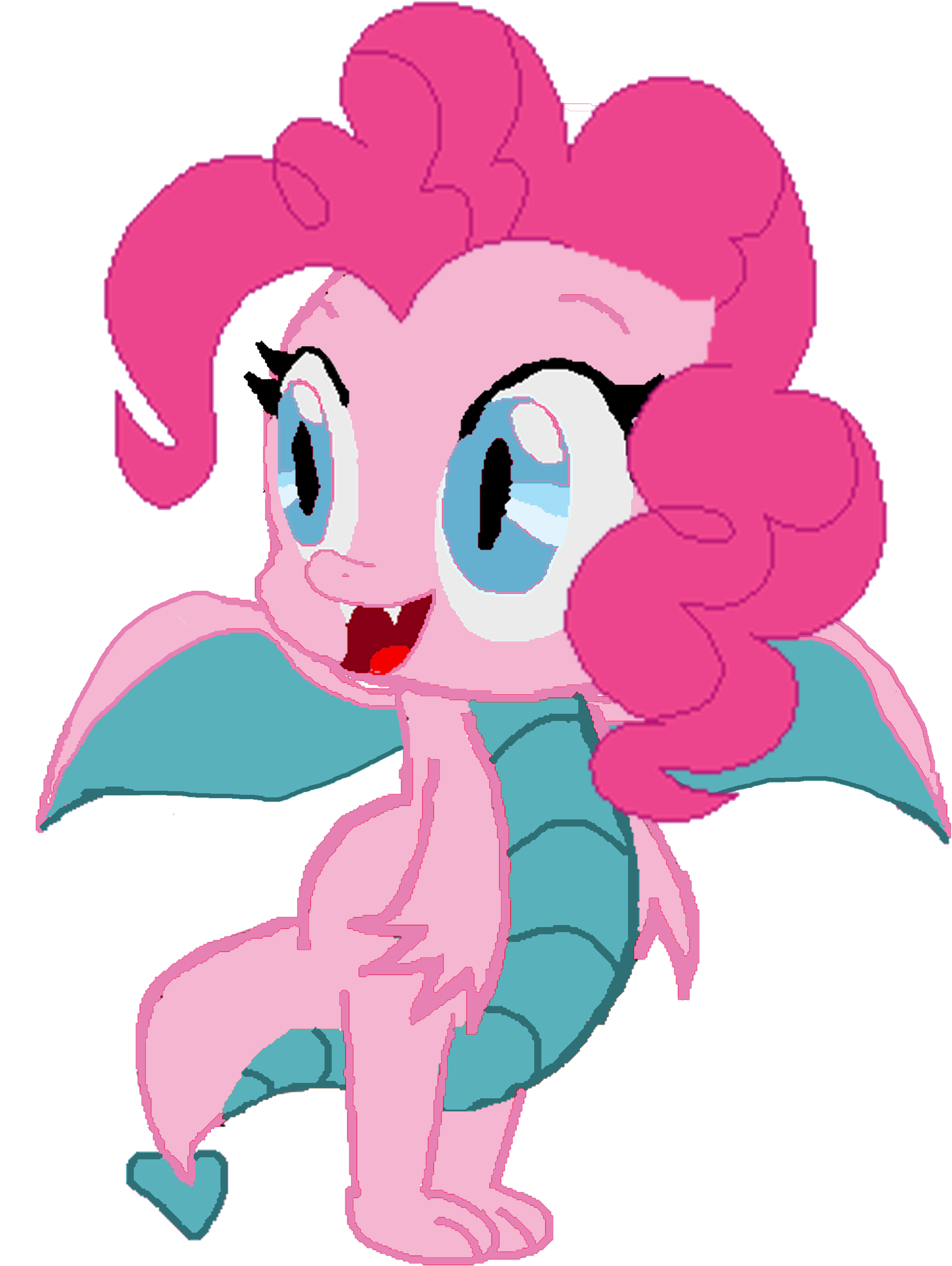 Pinkie Pie And Mushu's Daughter - Mushu (1905x2572), Png Download