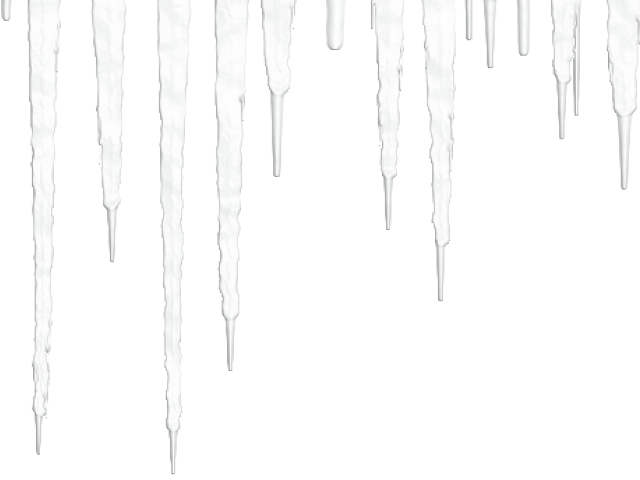 Icicle Clipart Png Transparent - Portable Network Graphics (640x480), Png Download