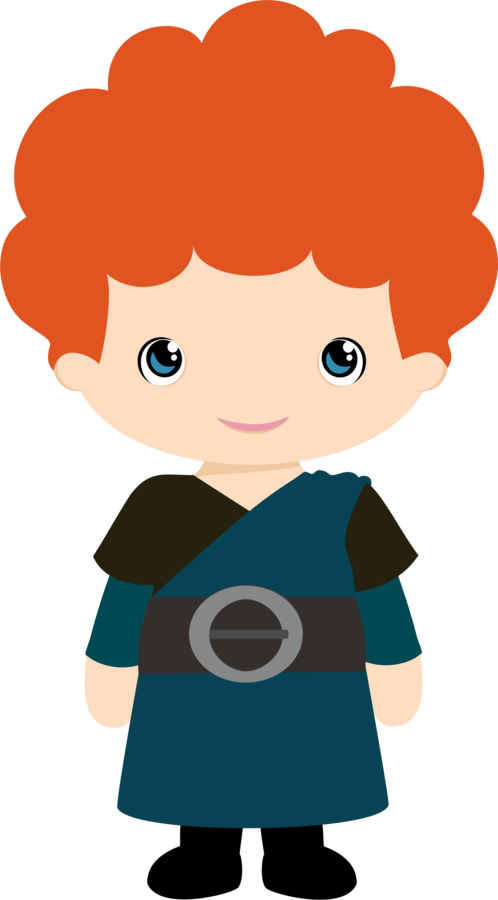 Free Princess Merida Brave Clip Art - Brave Minus (498x900), Png Download
