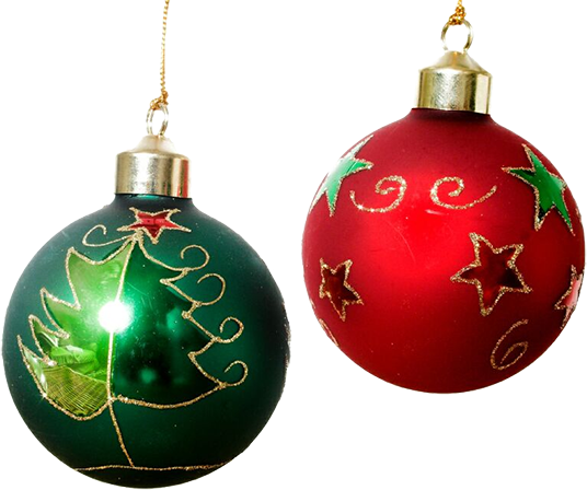 Xmas Ornament Ball Png - Christmas Tree Ornament Png (536x448), Png Download
