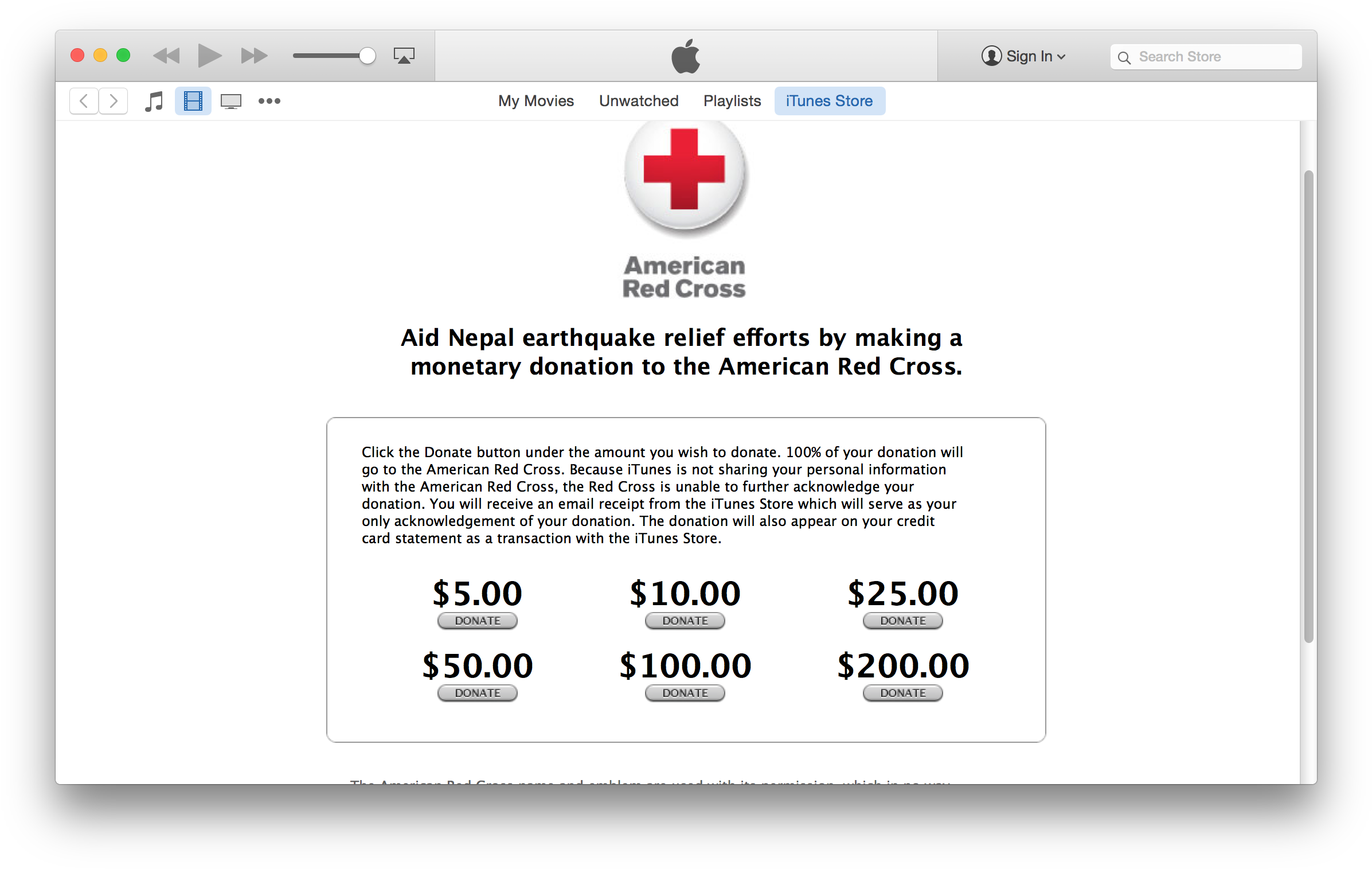 Itunes Red Cross - Red Cross Donation Ceo (2424x1538), Png Download