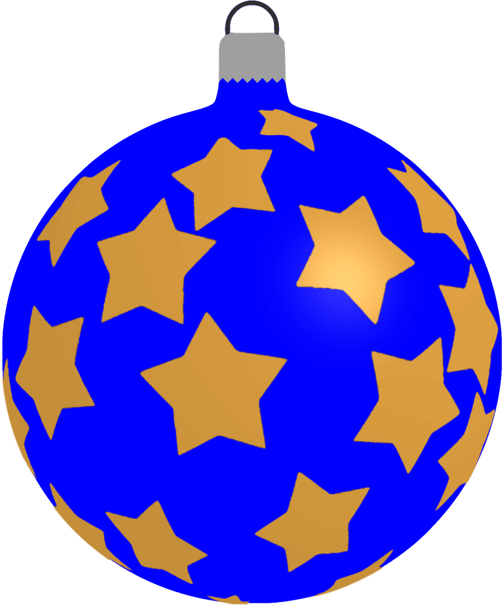 How To Draw A Christmas Ball, Bauble - Blue Transparent Christmas Decoration (1164x1280), Png Download