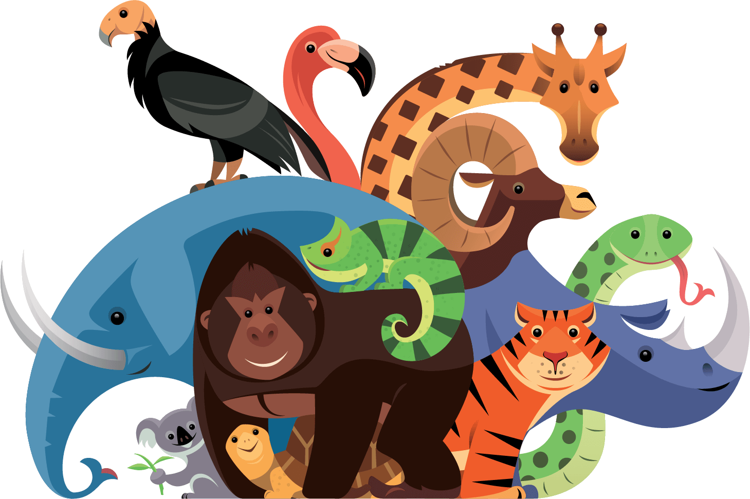 Zoolabrate Years Of Nurturing - Humans And Animals Png (1459x971), Png Download