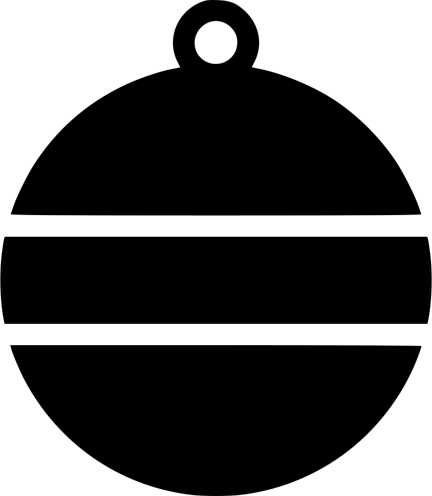 Christmas Ball - - Scalable Vector Graphics (854x980), Png Download