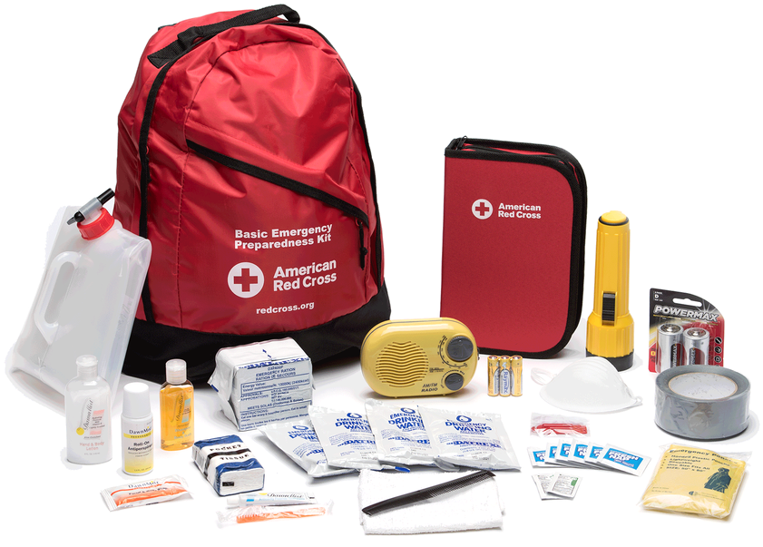 Hurricane Season Coming - American Red Cross Basic 3-day Emergency Preparedness (1000x1000), Png Download
