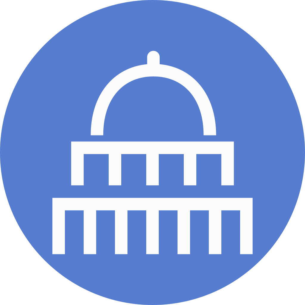 Download Svg Download Png - Capitol Icon (1024x1024), Png Download