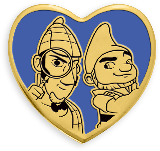 2018 - Variety Gold Heart Pins 2018 (600x600), Png Download