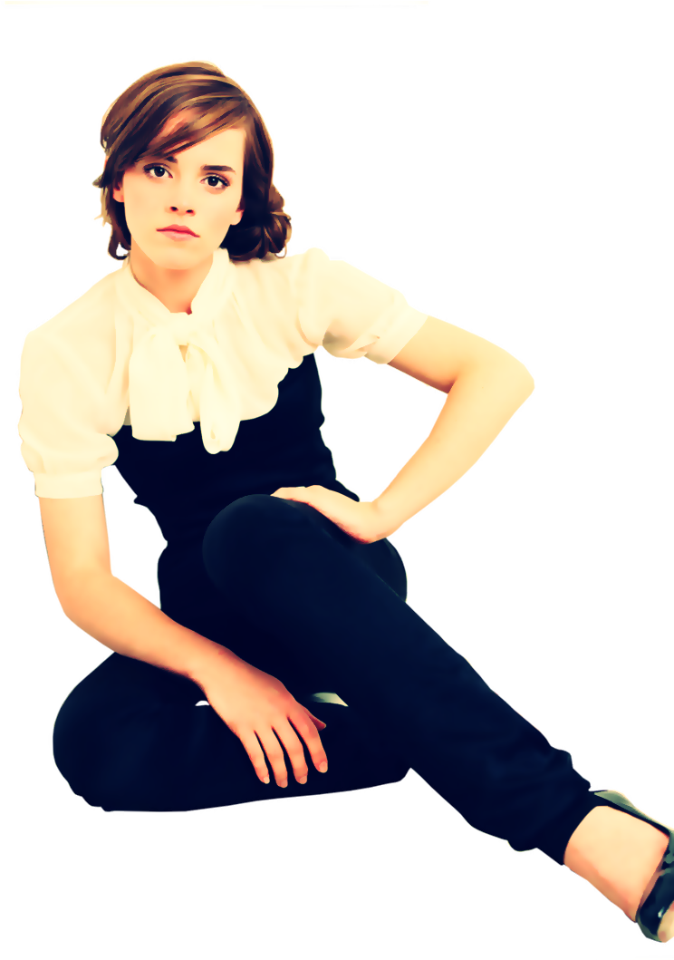 Png - Emma Watson - Emma Watson (755x1058), Png Download