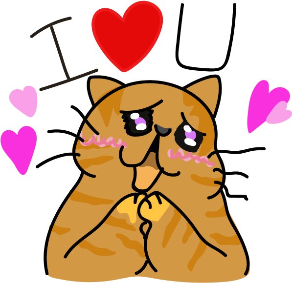Funny Cat Emoji Stickers Messages Sticker-8 - Sticker (618x618), Png Download