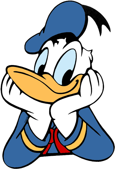 Donald Duck - ) - Donald Duck Birthday Banner (400x584), Png Download