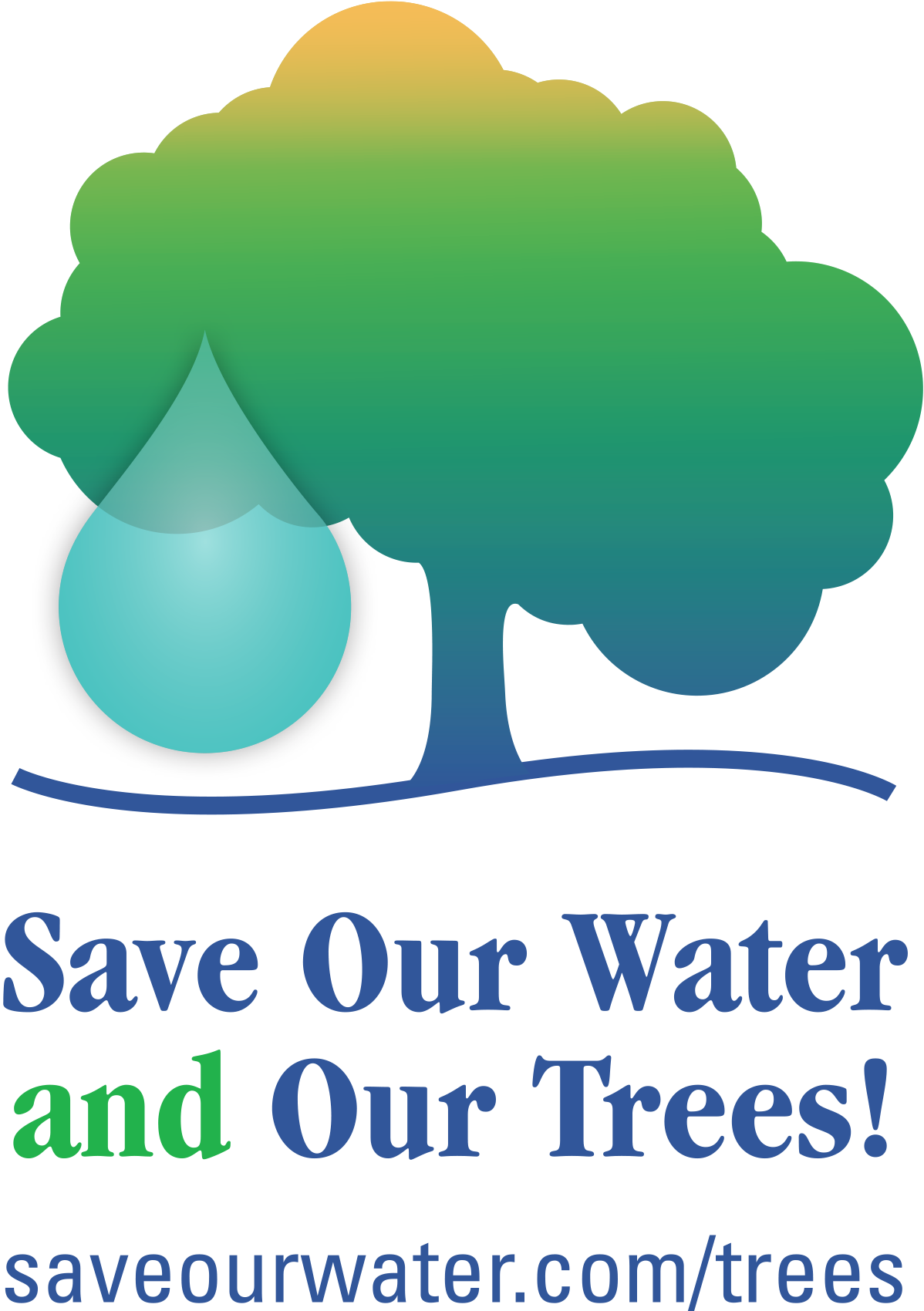 Our Releaf Network Members Are Our Greatest Resource - Save Water Save Tree (1198x1700), Png Download