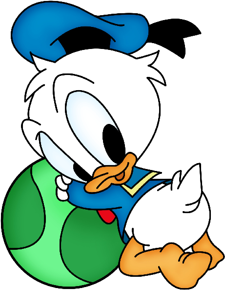 Disney Donald Duck Baby Image - Baby Donald Duck (600x600), Png Download