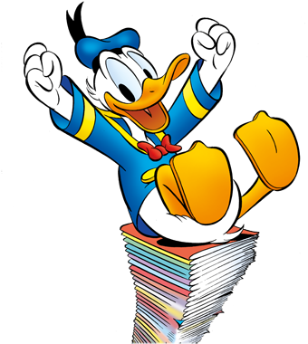 The Gallery For > Donald Duck And Daffy Duck Together - Donald Duck Abonnement (366x400), Png Download