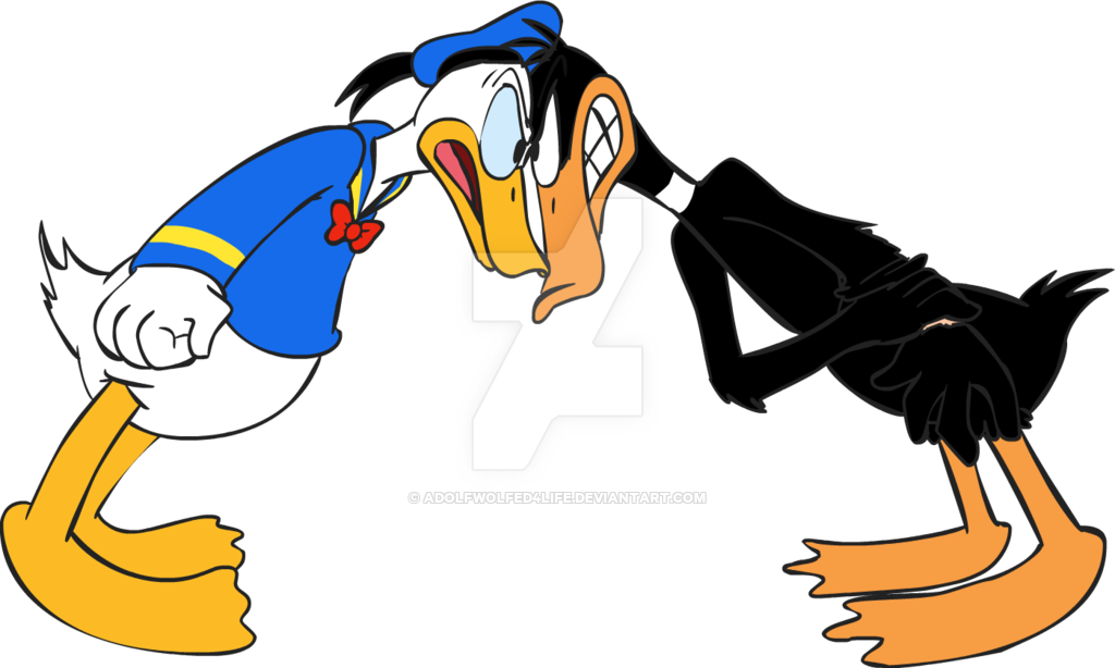 Donald Duck Clipart Daffy Duck - Drawings Of Donald Duck And Daffy Duck (1024x614), Png Download
