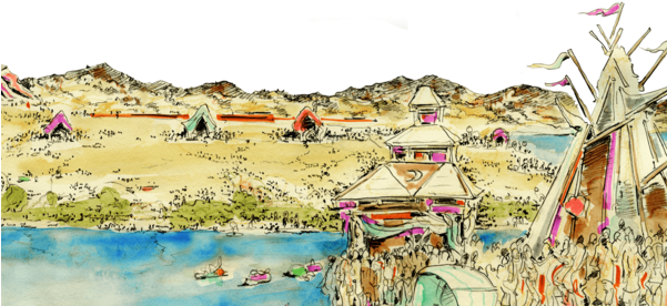 Lightning In A Bottle - Lightning In A Bottle Festival 2017 (600x300), Png Download
