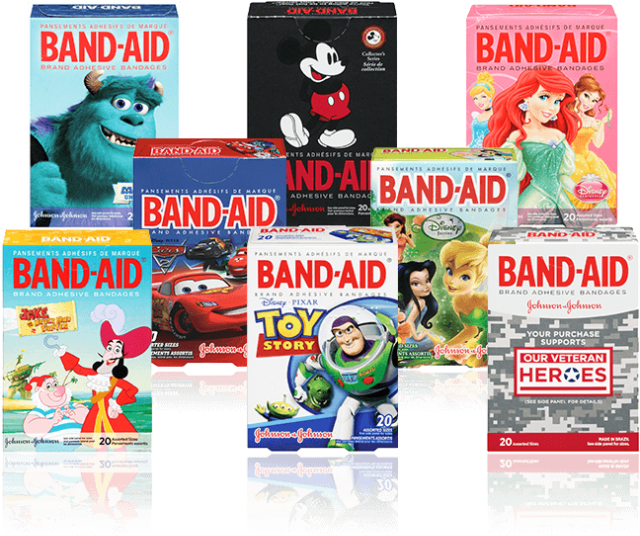 Band-aid Decorative Bandages (640x593), Png Download