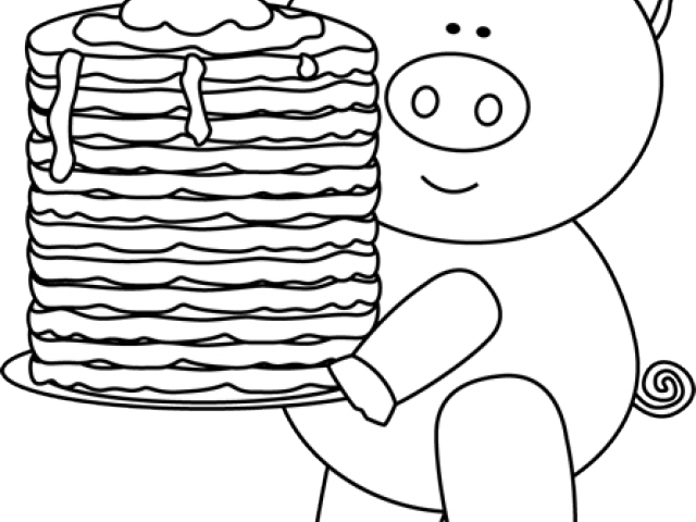 Drawn Pancake Peppa Pig (640x480), Png Download