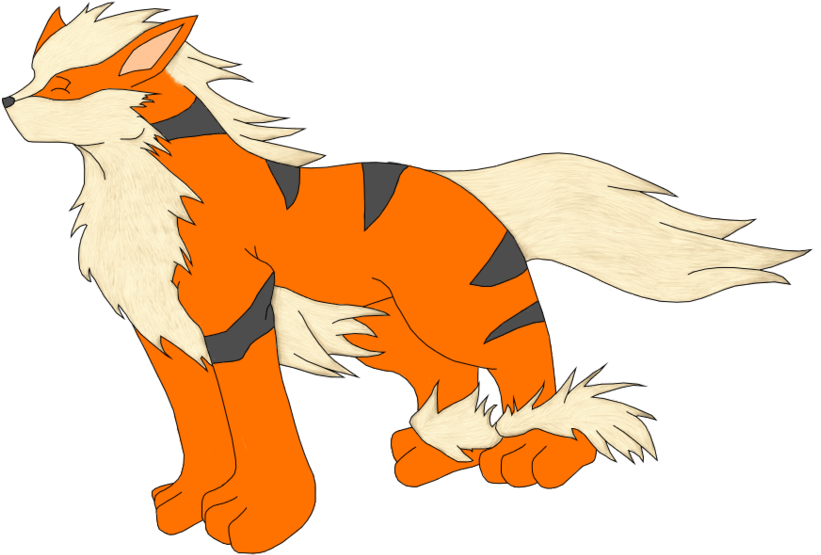 Arcanine (1024x804), Png Download