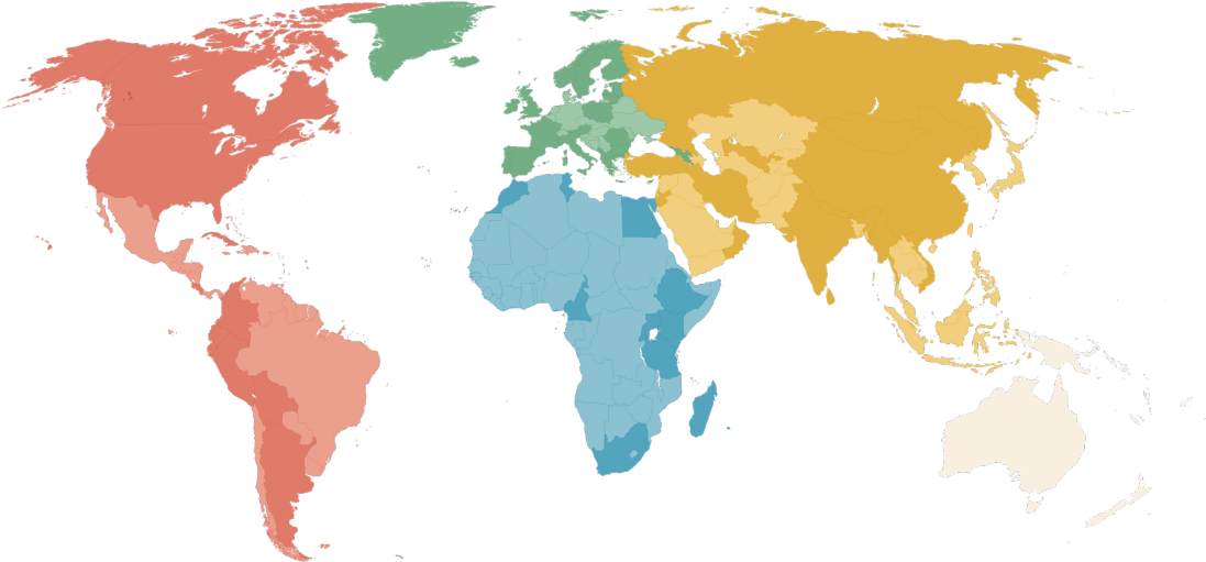 Blank World Map Png Download (1180x510), Png Download