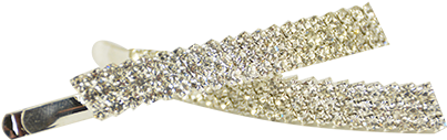 Rwr01114 Diamante Silver Scarf Clips (600x600), Png Download