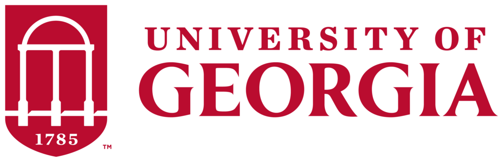 University Of Georgia Two-color Red Logo (1024x335), Png Download