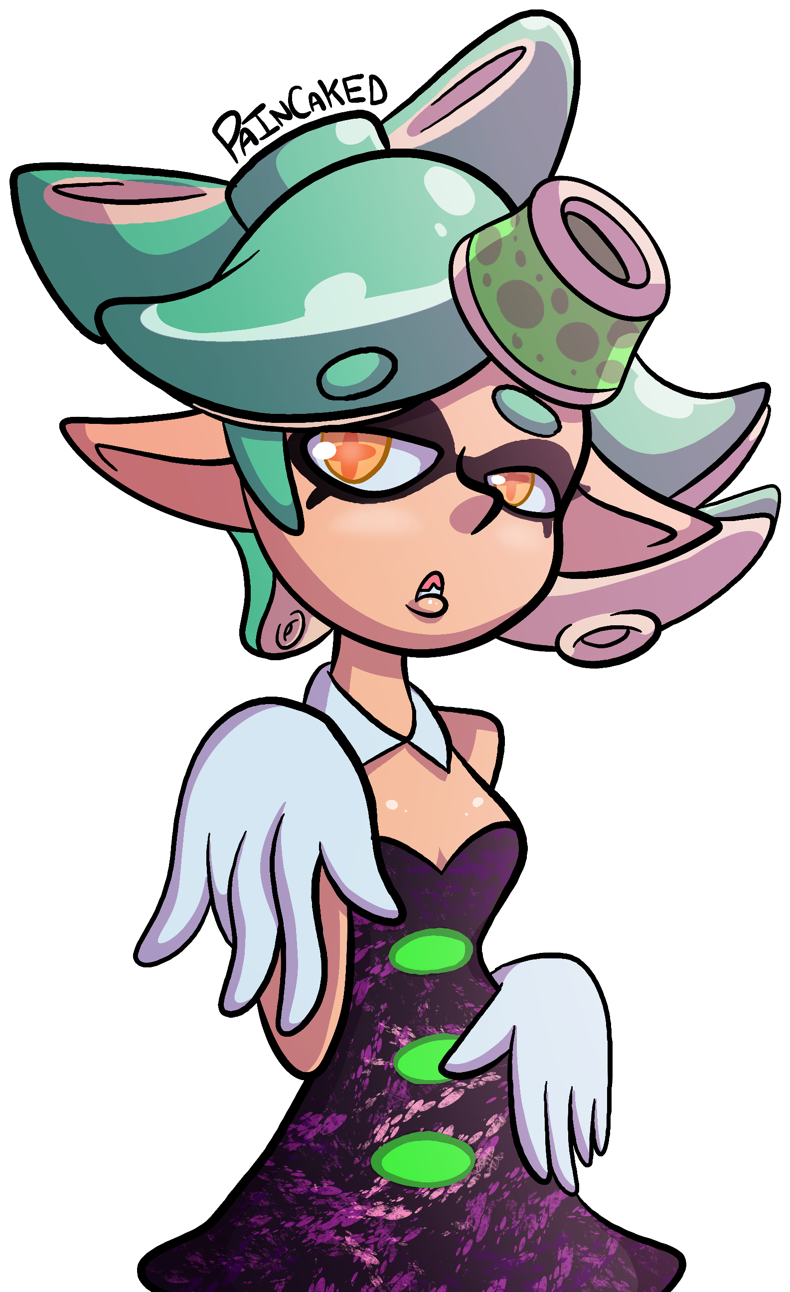 Splatoon Vertebrate Fictional Character Fashion Accessory (1716x2636), Png Download