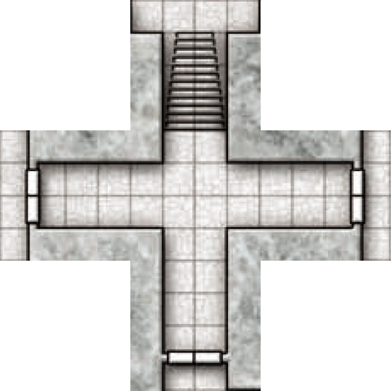 Rivenroar Room18 Stairway (768x768), Png Download