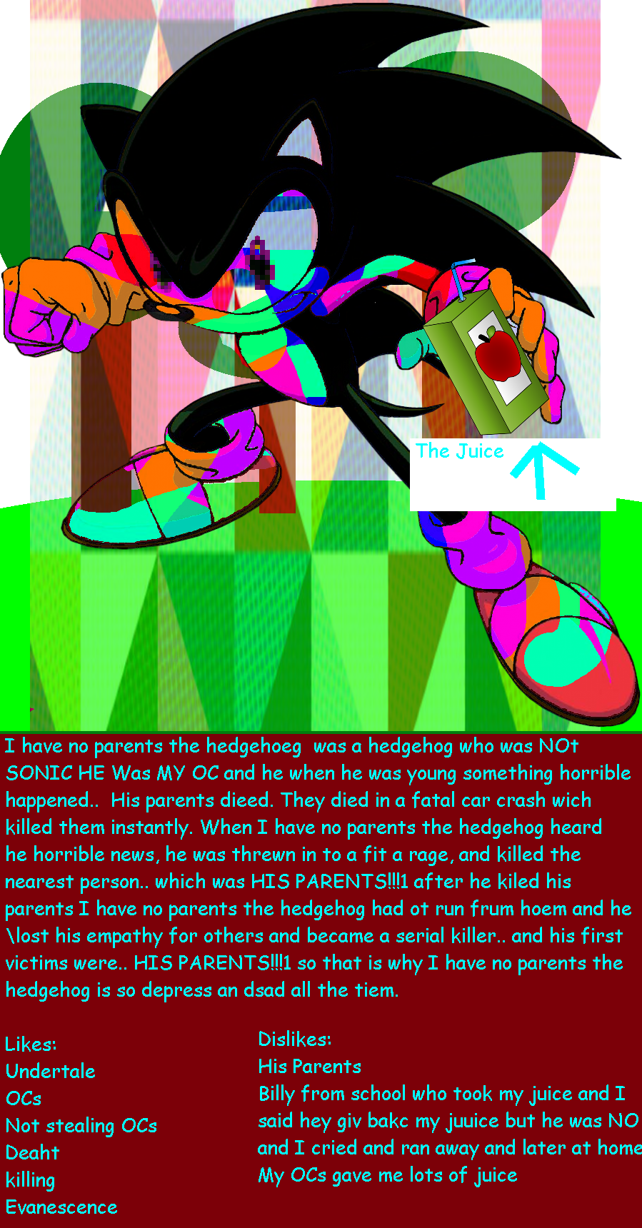 Kiled His Parents And Doesn't Even Care (899x1720), Png Download